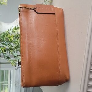Vintage COACH British Tan Large Leather Case